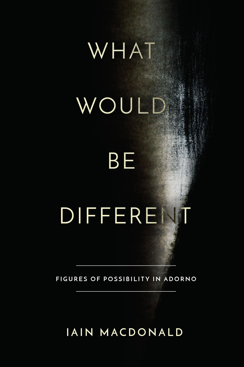 Cover: 9781503610637 | What Would Be Different | Figures of Possibility in Adorno | Macdonald