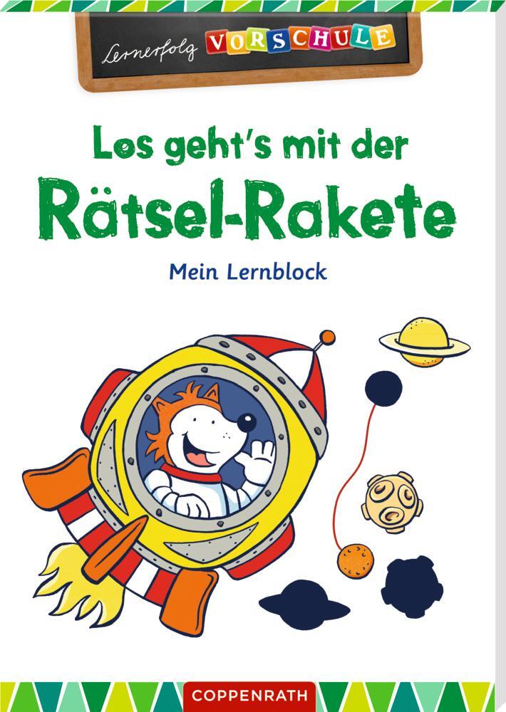 Cover: 9783649640226 | Los geht's mit der Rätsel-Rakete! | Mein Lernblock | Birgitt Carstens