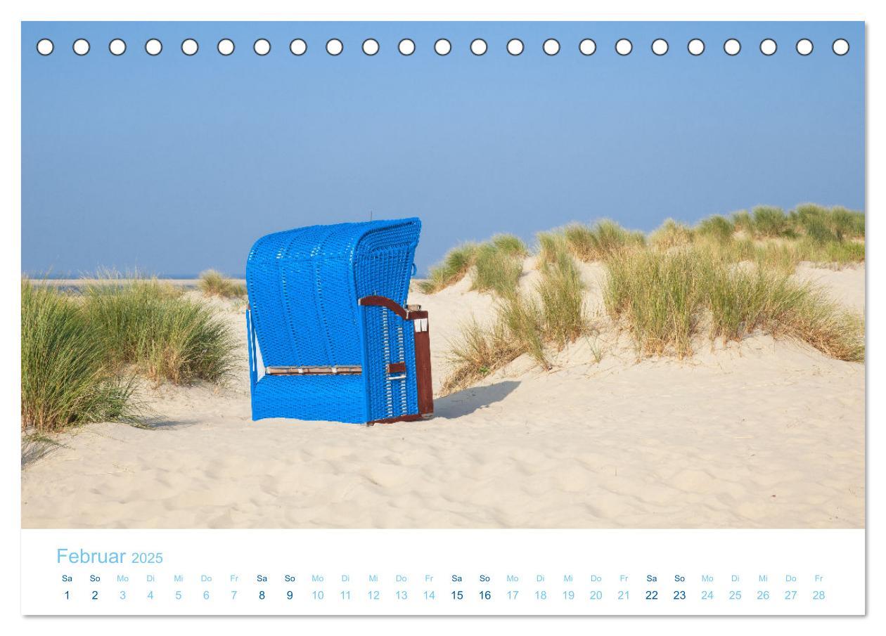 Bild: 9783435073986 | Moin Borkum (Tischkalender 2025 DIN A5 quer), CALVENDO Monatskalender