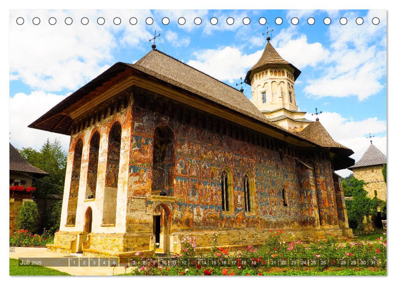 Bild: 9783435288427 | Klöster in der Bucovina (Tischkalender 2025 DIN A5 quer), CALVENDO...