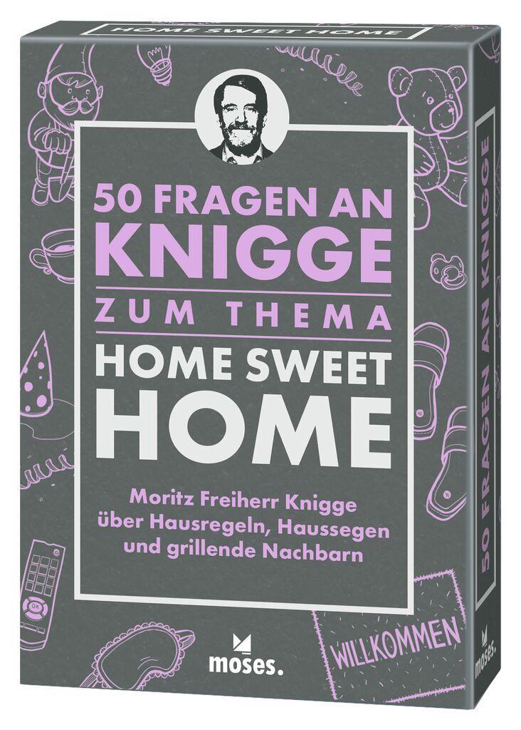 Cover: 9783964551252 | 50 Fragen an Knigge zum Thema Home Sweet Home | Moritz Knigge (u. a.)