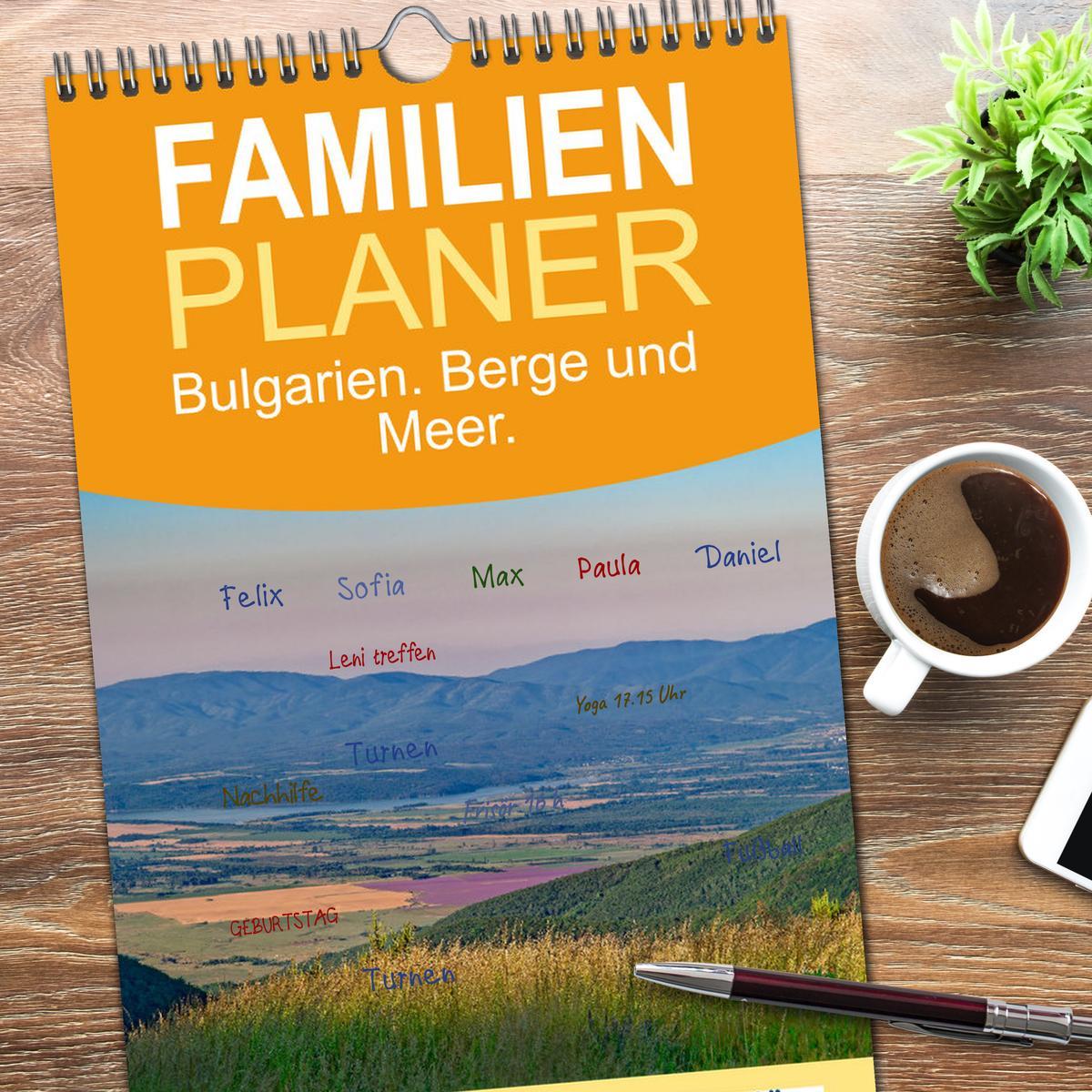 Bild: 9783457191378 | Familienplaner 2025 - Bulgarien. Berge und Meer. mit 5 Spalten...