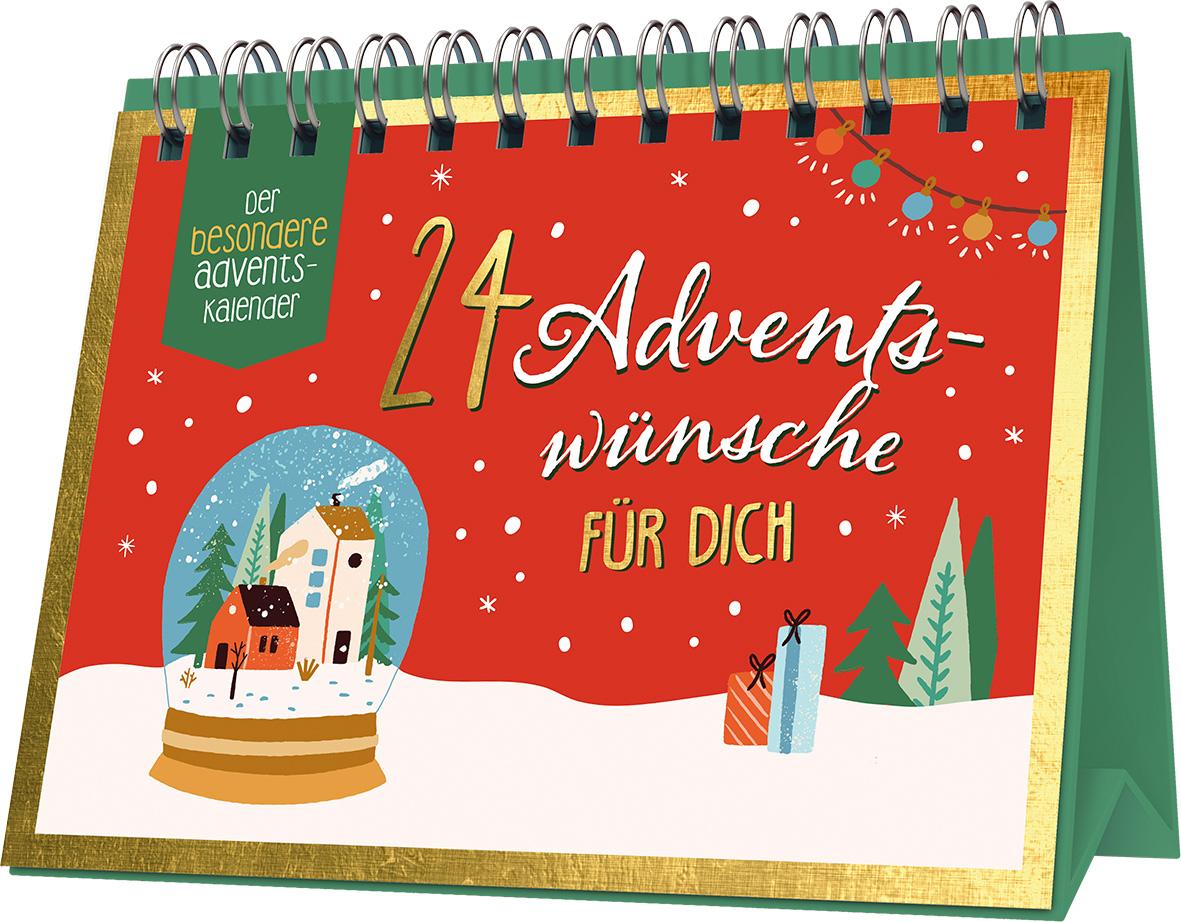 Cover: 9783625192763 | 24 Adventswünsche für dich | Der besondere Adventskalender | Buch