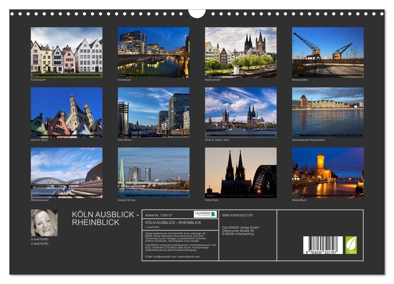 Bild: 9783435321797 | KÖLN AUSBLICK - RHEINBLICK (Wandkalender 2025 DIN A3 quer),...