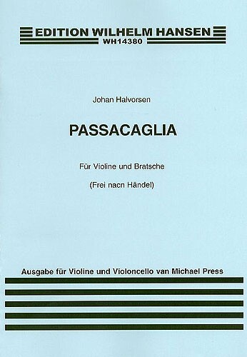 Cover: 9788759854518 | Passacaglia for Violin and Cello | Johan Halvorsen | Taschenbuch