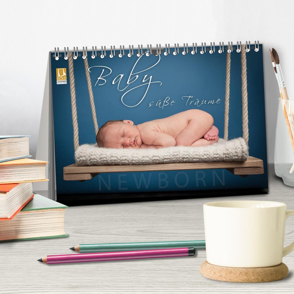 Bild: 9783435644643 | Baby - süße Träume (Tischkalender 2025 DIN A5 quer), CALVENDO...