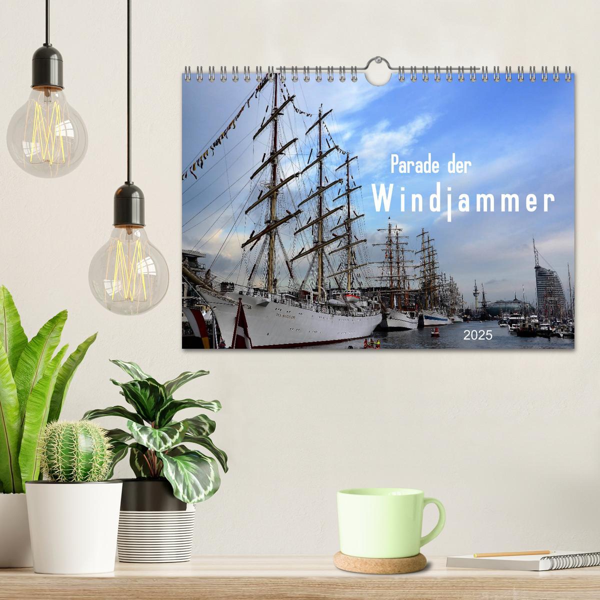 Bild: 9783435439614 | Parade der Windjammer - 2025 (Wandkalender 2025 DIN A4 quer),...