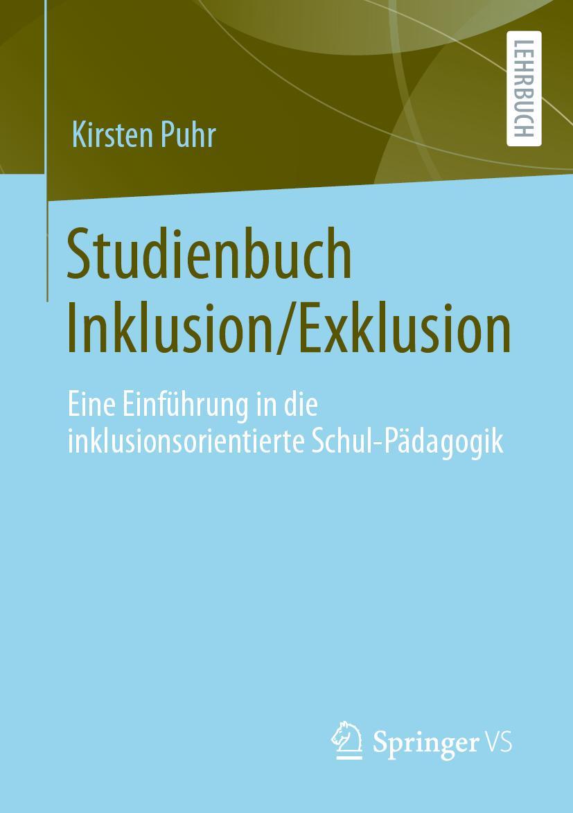 Cover: 9783658190620 | Studienbuch Inklusion/Exklusion | Kirsten Puhr | Taschenbuch | XVII