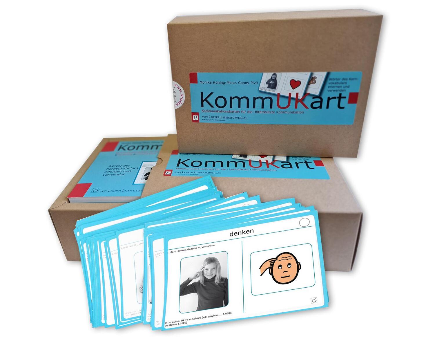 Cover: 9783860592403 | KommUKart | UK Kommunikationskarten: Wörter des Kernvokabulars | Box