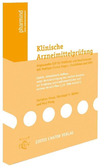 Cover: 9783871933318 | Klinische Arzneimittelprüfung | Christian Hinze (u. a.) | Taschenbuch