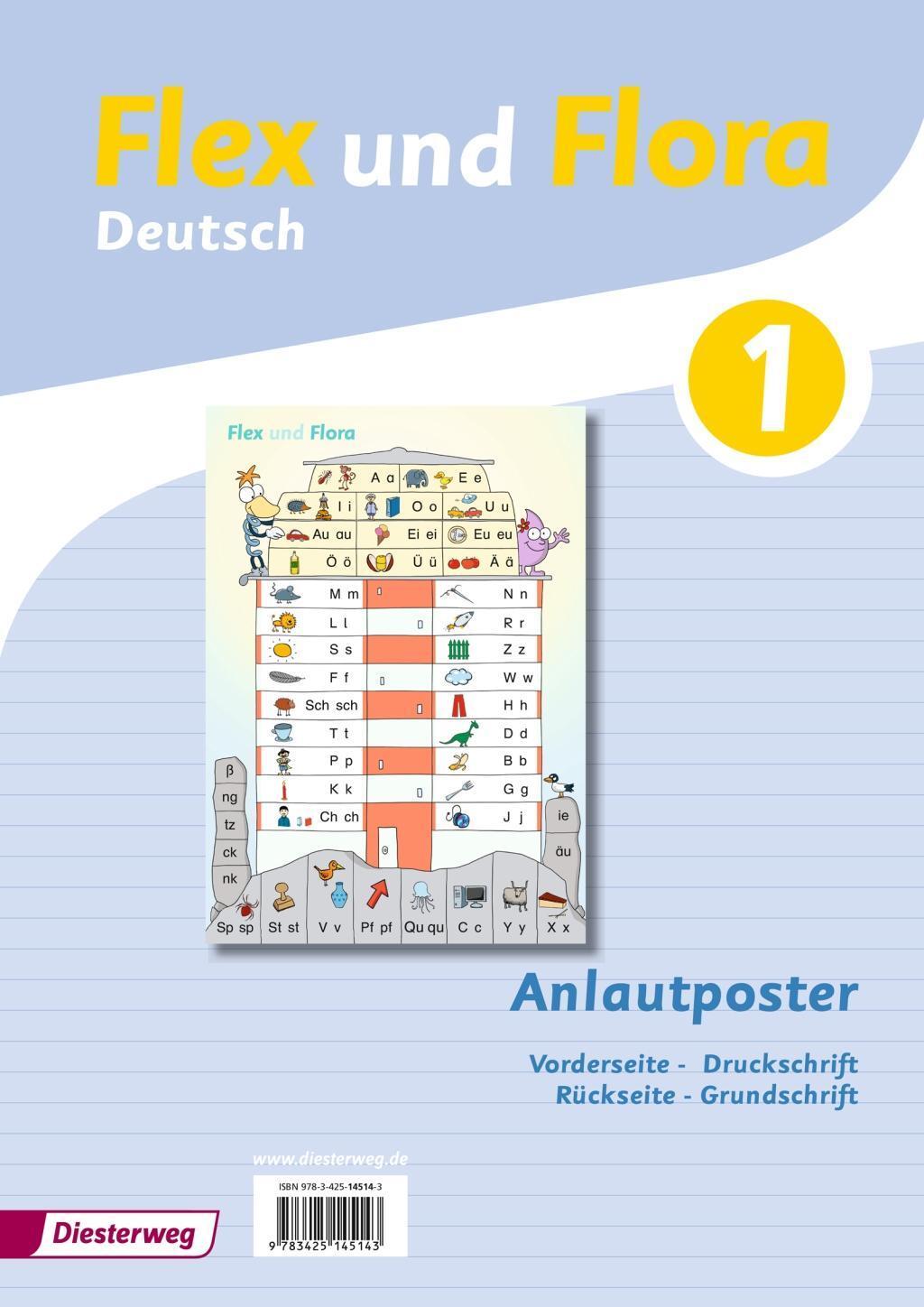 Cover: 9783425145143 | Flex und Flora - Ausgabe 2013 | Anlautposter | Heike Baligand (u. a.)