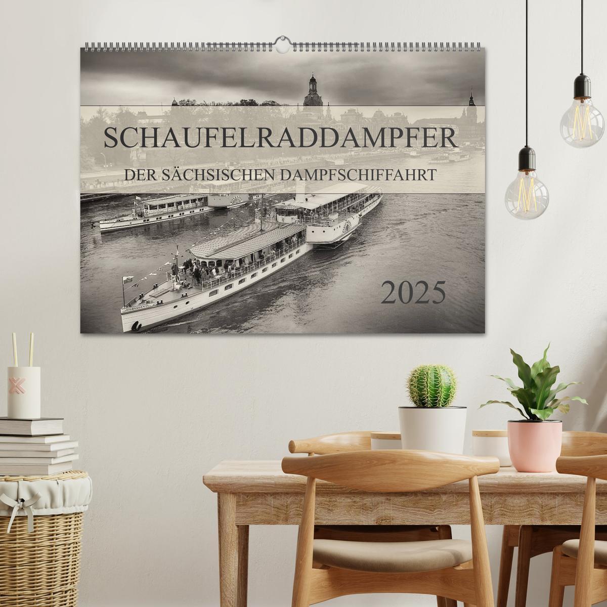 Bild: 9783435726004 | Schaufelraddampfer der Sächsischen Dampfschiffahrt (Wandkalender...