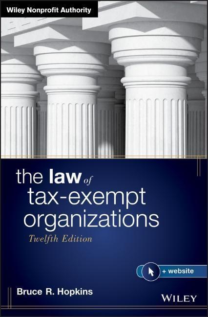 Cover: 9781119538042 | The Law of Tax-Exempt Organizations | Bruce R Hopkins | Buch | 928 S.