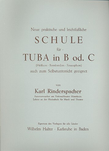 Cover: 9990050380355 | Leichtfassliche Schule für Tuba in B oder C (Helikon, Bombardon,...