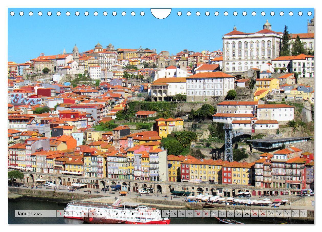 Bild: 9783383848643 | Städtereise nach Porto (Wandkalender 2025 DIN A4 quer), CALVENDO...