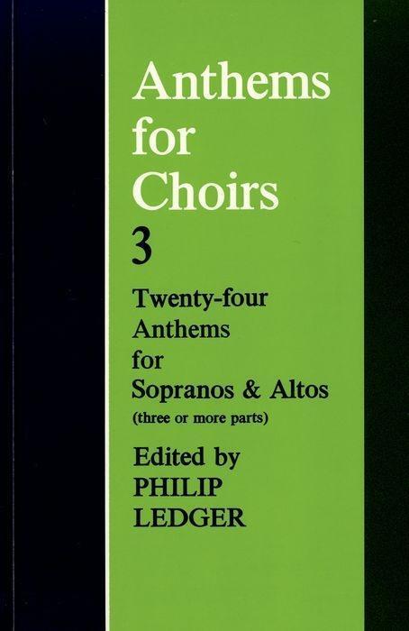 Cover: 9780193532427 | Anthems for Choirs 3 | Philip Ledger | Klavierauszug | Englisch | 1973