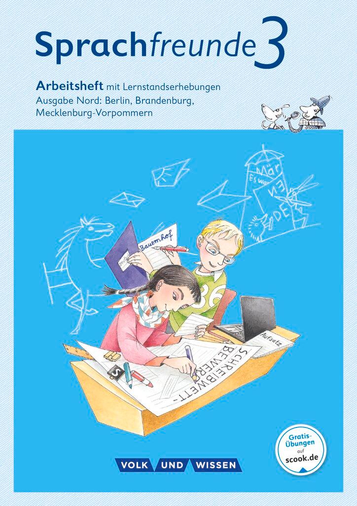 Cover: 9783060836444 | Sprachfreunde 3. Schuljahr. Arbeitsheft Schulausgangsschrift....