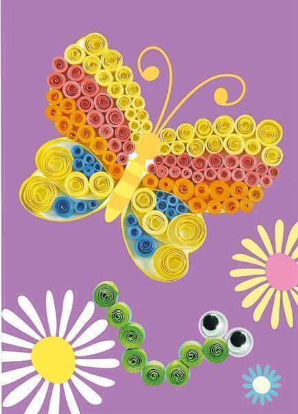 Bild: 6920773317447 | Quilling-Set Schmetterlinge | Stück | 6301744 | 2021 | Avenir