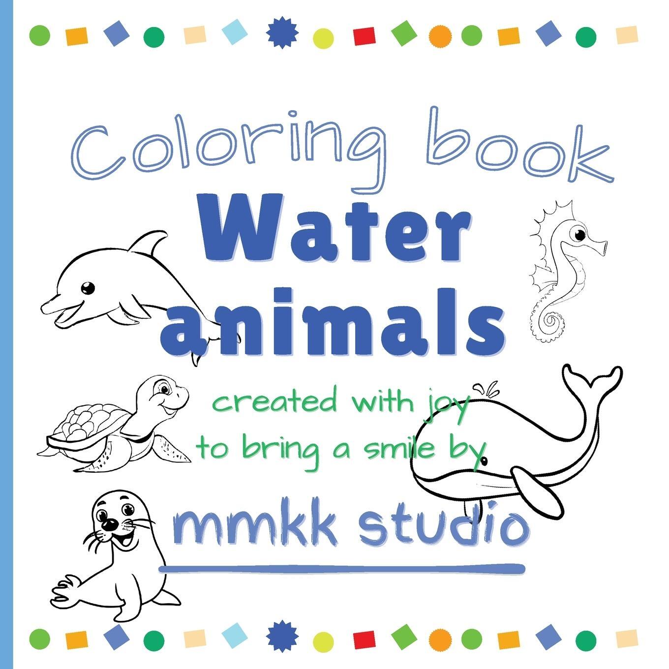 Cover: 9788367926034 | Water animals Coloring book | Mmkk Studio | Taschenbuch | Paperback