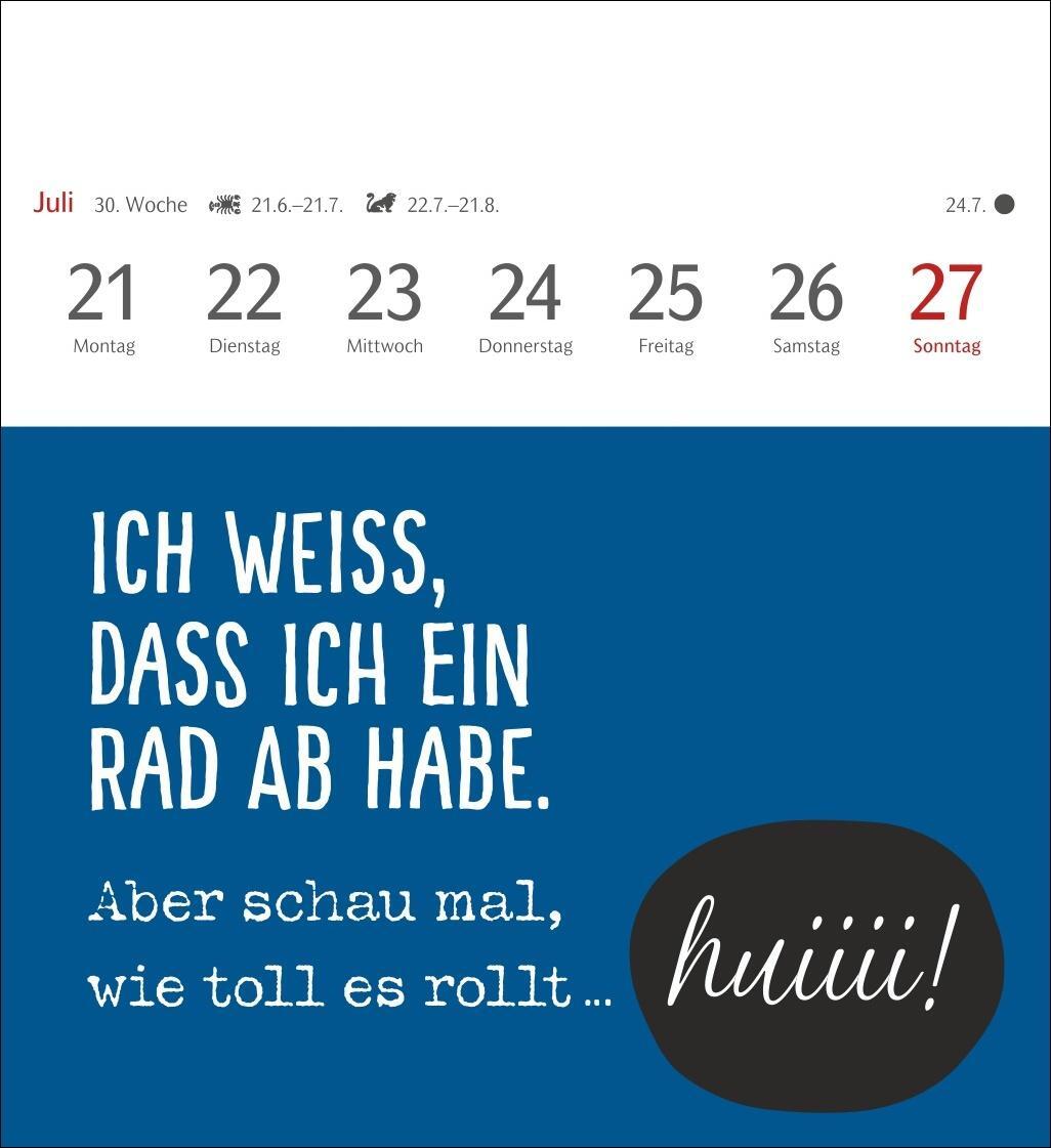 Bild: 9783840034800 | Typo-Sprüche-Kalender Postkartenkalender 2025 - Wochenkalender mit...