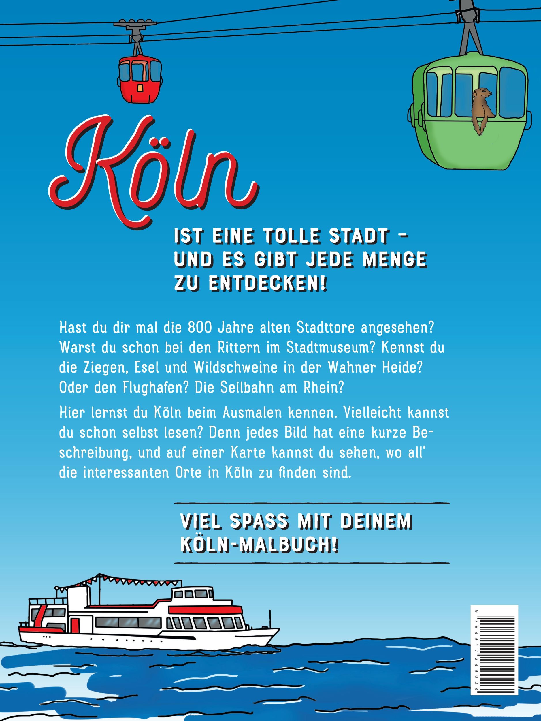 Rückseite: 9783947239023 | Mein Köln Malbuch | Malen und mehr wissen | Colori &amp; Co. | Taschenbuch