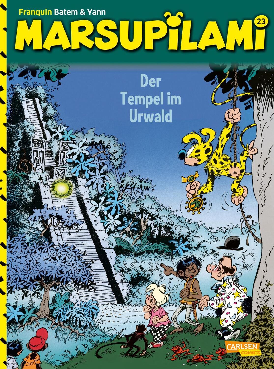 Cover: 9783551784087 | Marsupilami 23: Der Tempel im Urwald | Abenteuercomics für Kinder ab 8