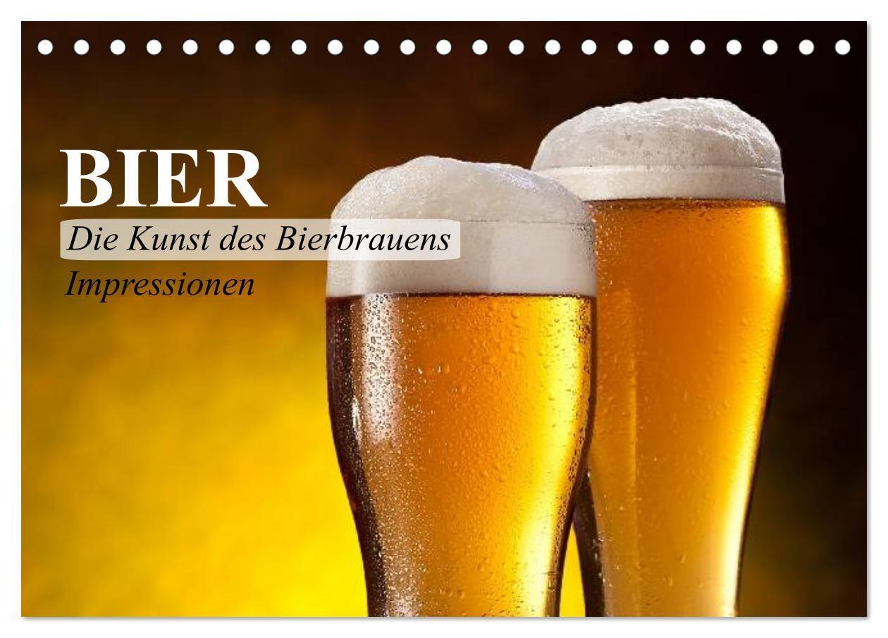 Cover: 9783383295621 | Bier. Die Kunst des Bierbrauens. Impressionen (Tischkalender 2024...