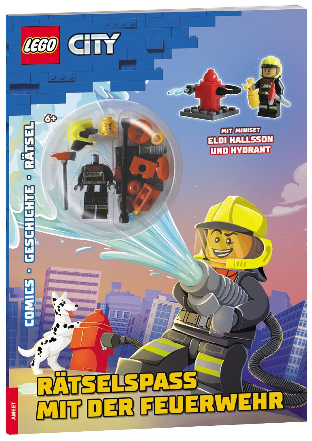 Cover: 9783960807636 | LEGO® City(TM) - Rätselspaß mit der Feuerwehr | Taschenbuch | 32 S.