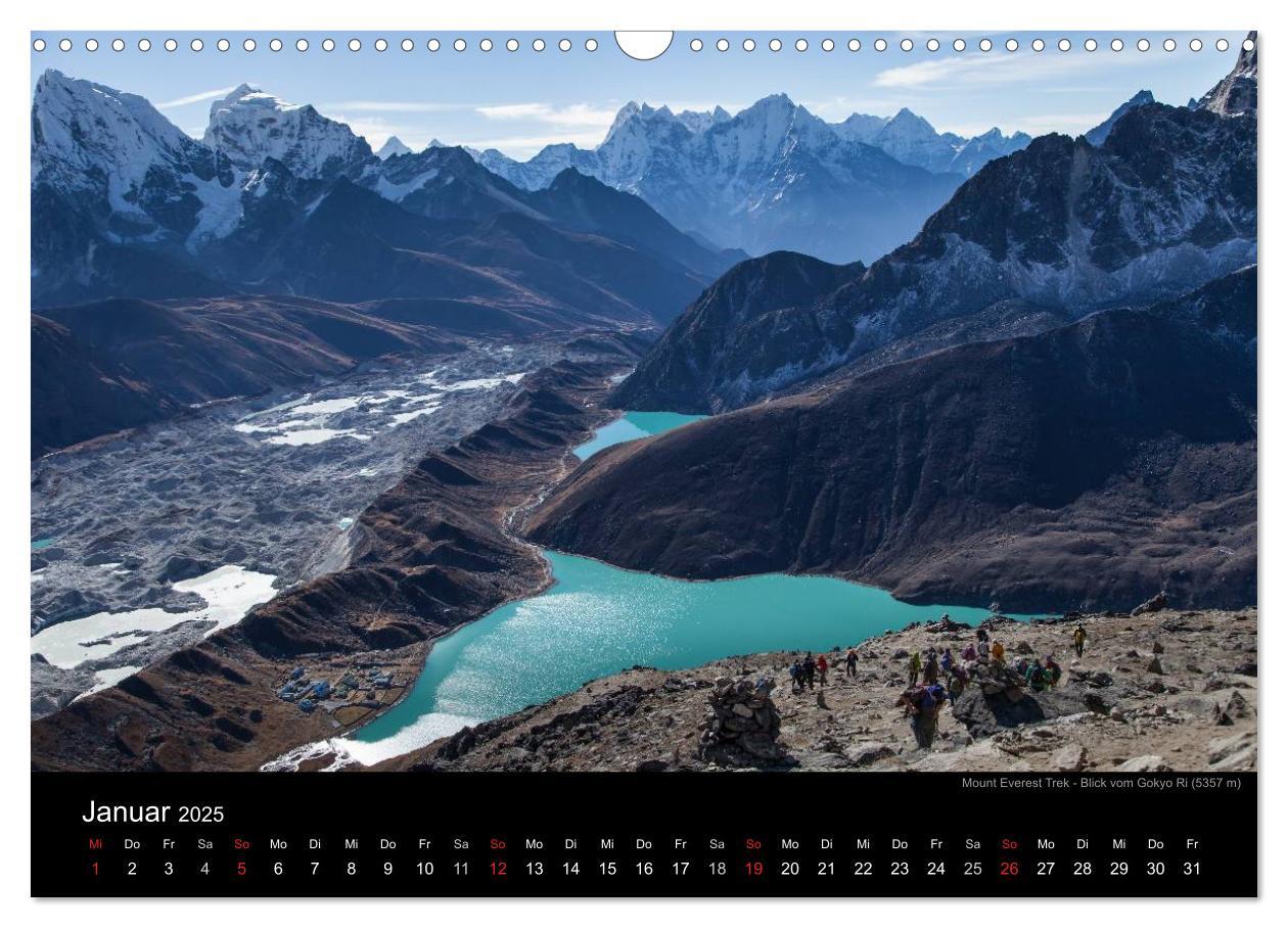 Bild: 9783435810475 | Mount Everest Trek (Wandkalender 2025 DIN A3 quer), CALVENDO...