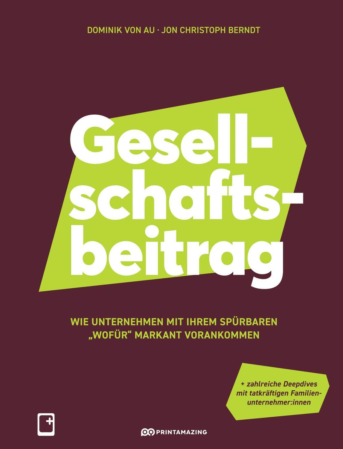 Cover: 9783982423906 | Gesellschaftsbeitrag | Dominik von Au (u. a.) | Buch | Gebunden | 2022