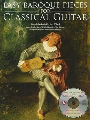 Cover: 752187004943 | Easy Baroque Pieces for Classical Guitar (Book/Online Audio) | Willard