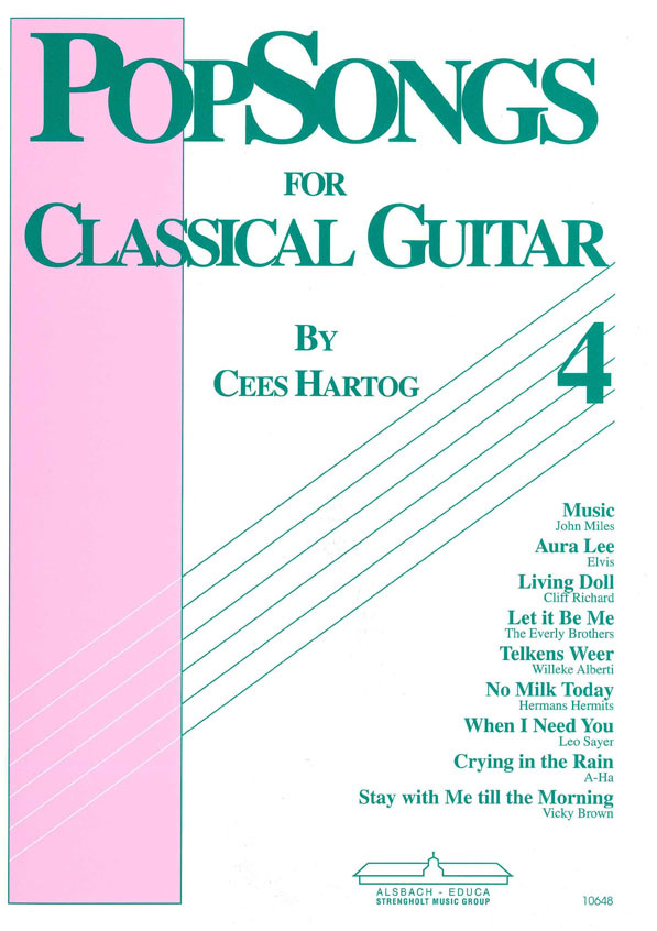 Cover: 9789043157520 | Popsongs For Classical Guitar 4 | Cees Hartog | Buch | Alsbach Educa