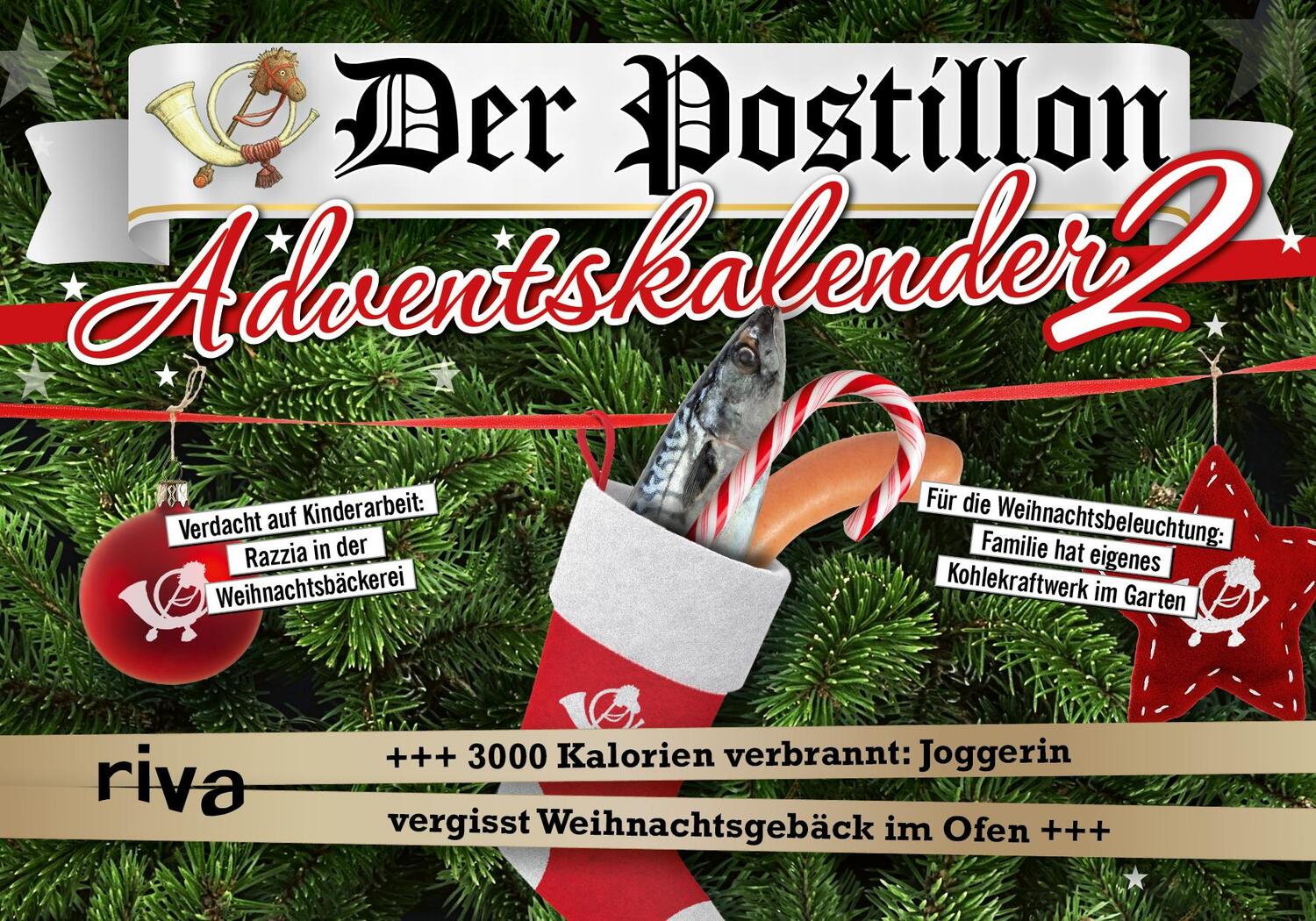 Cover: 9783742325532 | Der Postillon Adventskalender 2 | Stefan Sichermann | Kalender