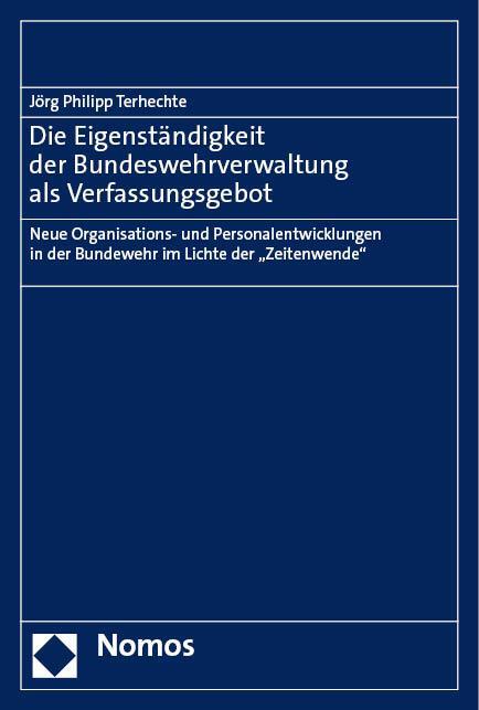 Cover: 9783756013661 | Die Eigenständigkeit der Bundeswehrverwaltung als Verfassungsgebot