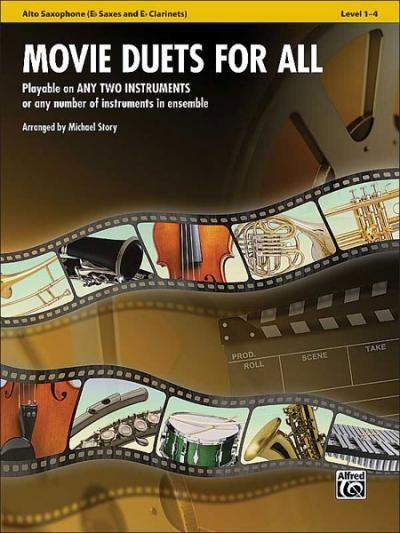 Cover: 38081373133 | Movie Duets for All: Alto Saxophone Level 1-4 | Taschenbuch | Buch