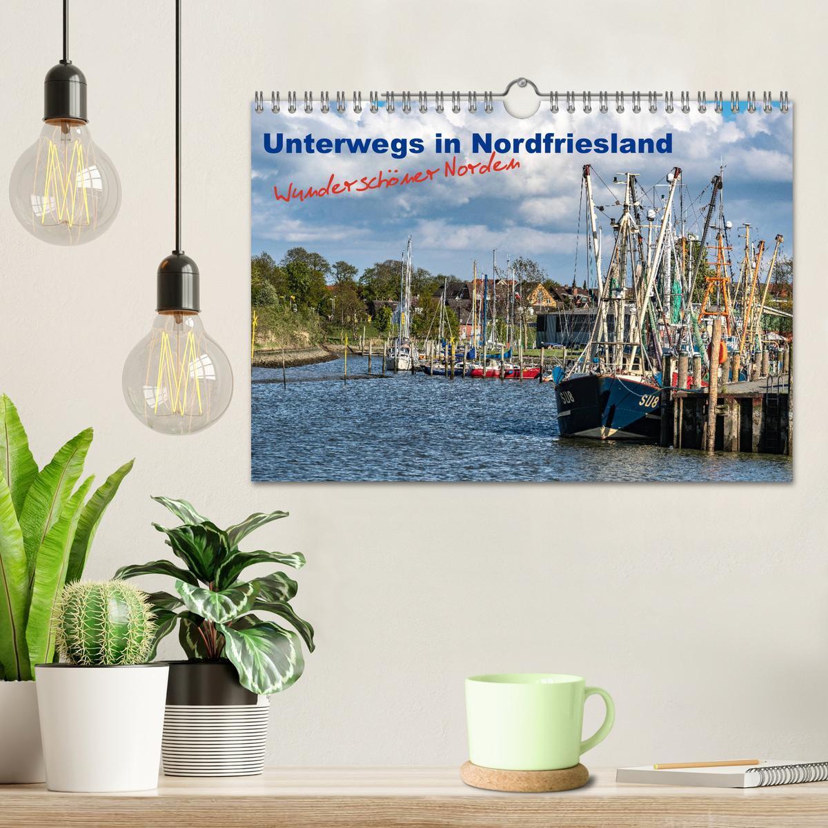 Bild: 9783435150427 | Unterwegs in Nordfriesland (Wandkalender 2025 DIN A4 quer),...