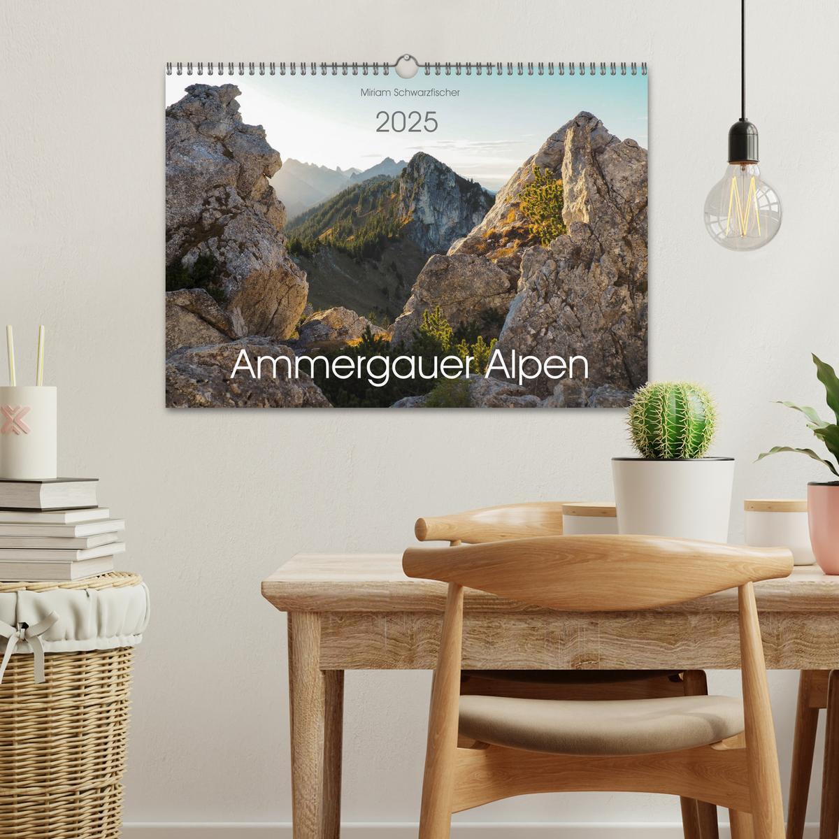 Bild: 9783435235674 | Ammergauer Alpen (Wandkalender 2025 DIN A3 quer), CALVENDO...