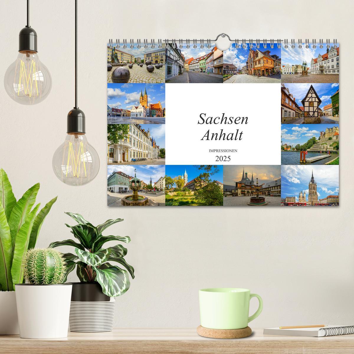 Bild: 9783435219568 | Sachsen Anhalt Impressionen (Wandkalender 2025 DIN A4 quer),...