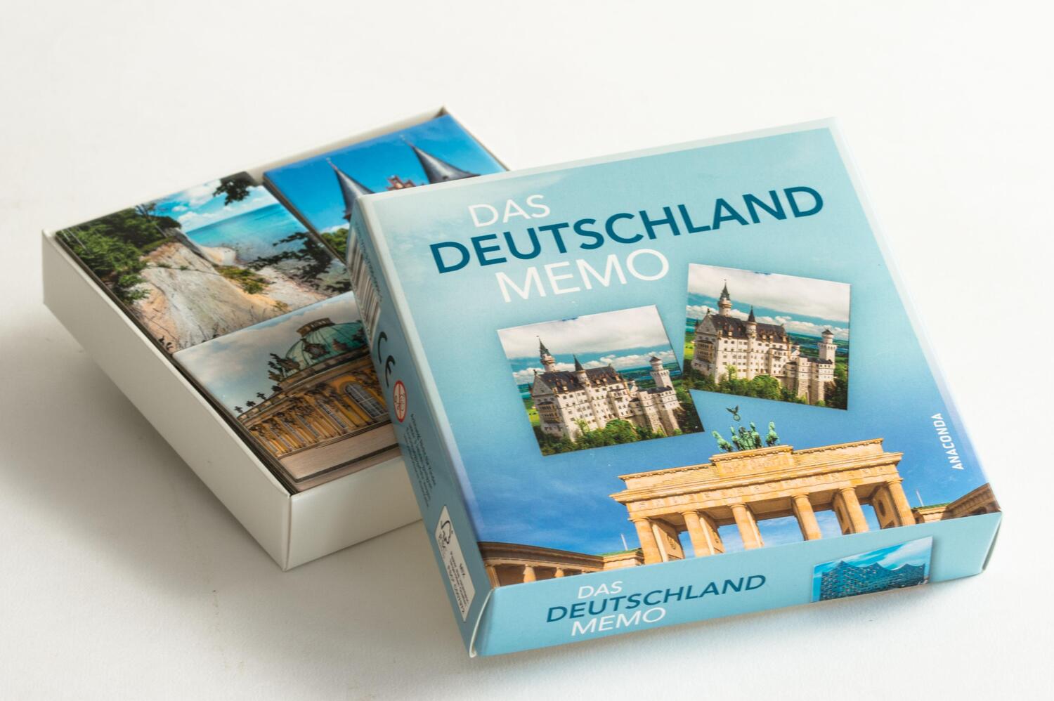 Bild: 9783730609965 | Das Deutschland-Memo | Memo-Spiel mit 40 Spielkarten im Spielkarton