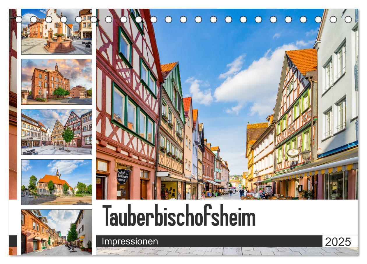 Cover: 9783435224210 | Tauberbischofsheim Impressionen (Tischkalender 2025 DIN A5 quer),...