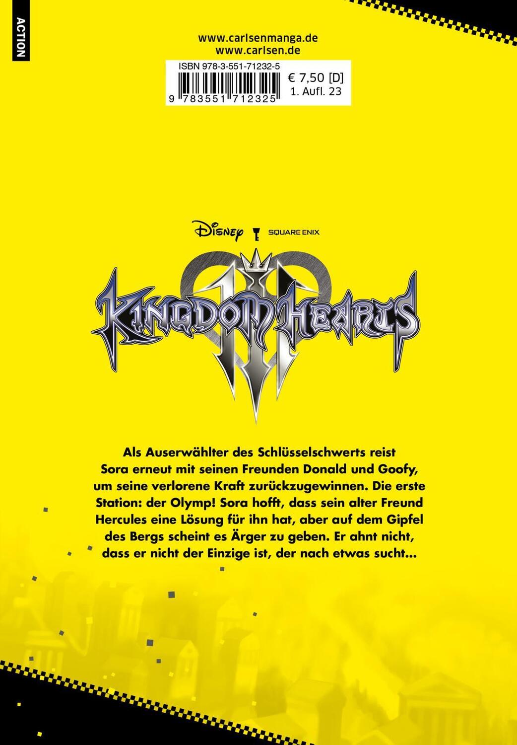 Rückseite: 9783551712325 | Kingdom Hearts III 1 | Shiro Amano (u. a.) | Taschenbuch | Deutsch