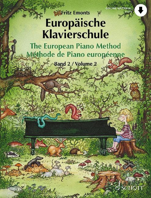 Cover: 9783795724238 | Europäische Klavierschule | Band 2. Klavier. | Fritz Emonts | Deutsch