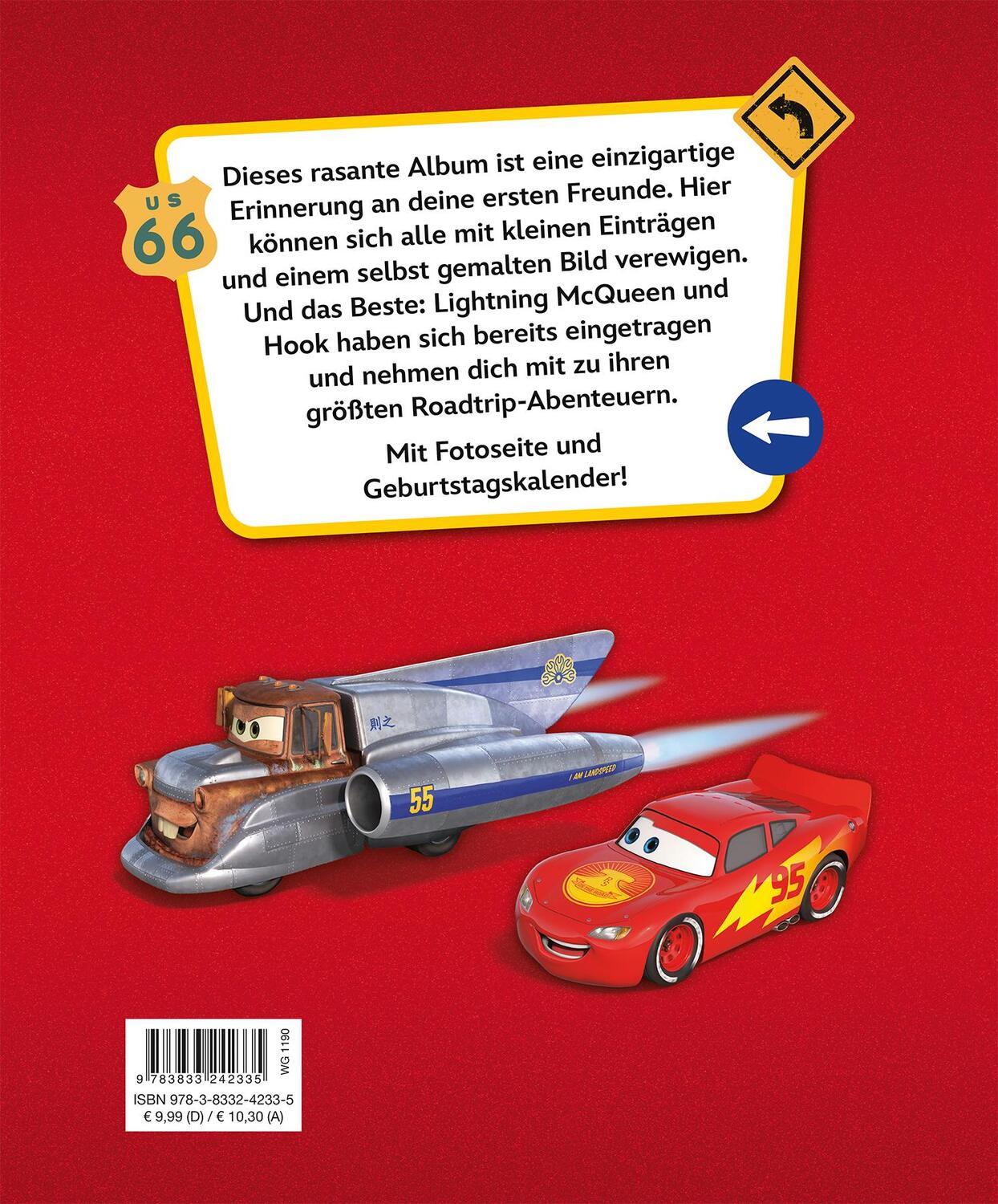 Rückseite: 9783833242335 | Disney Cars On The Road: Meine ersten Freunde | Buch | 72 S. | Deutsch