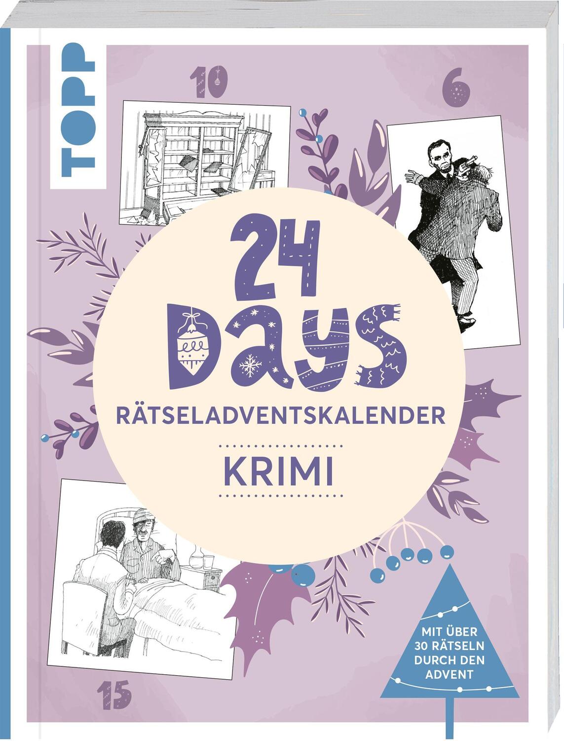 Cover: 9783772468681 | 24 DAYS RÄTSELADVENTSKALENDER - Krimi | Frechverlag (u. a.) | Buch
