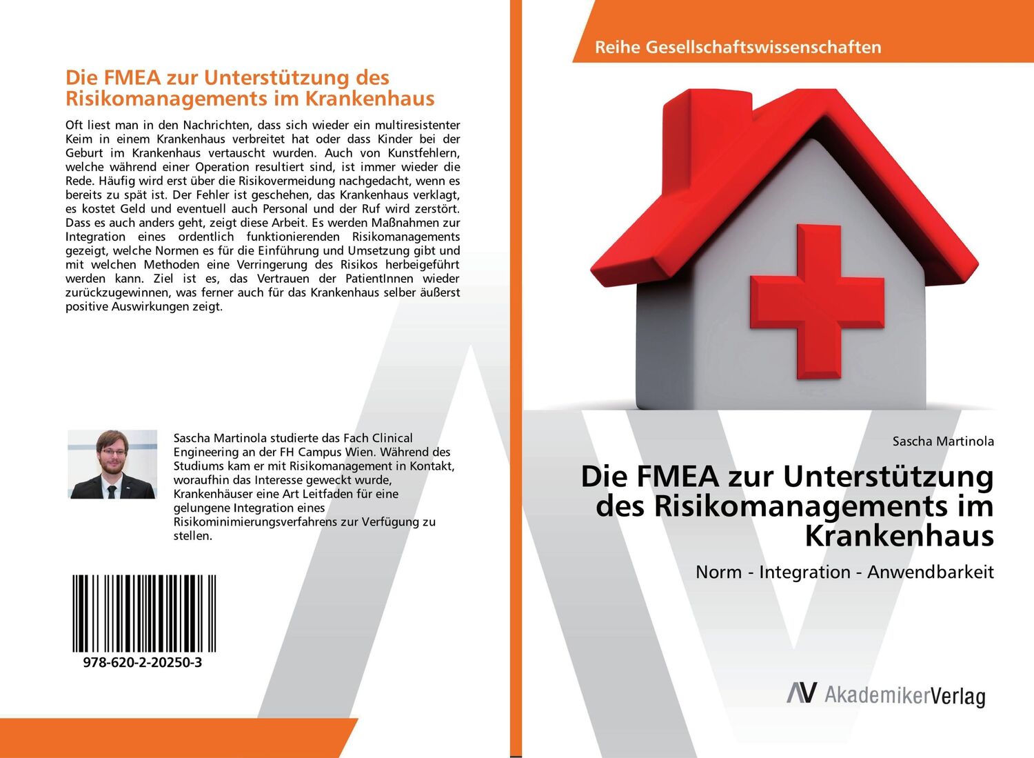 Cover: 9786202202503 | Die FMEA zur Unterstützung des Risikomanagements im Krankenhaus | Buch