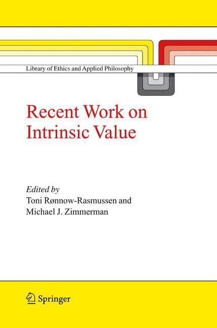 Cover: 9789048169801 | Recent Work on Intrinsic Value | Michael J. Zimmerman (u. a.) | Buch