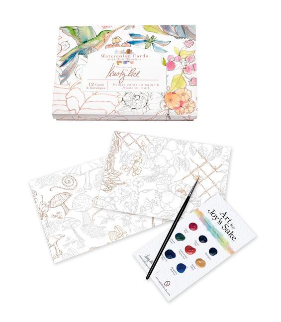 Cover: 9780764363146 | Watercolor Cards with Foil Touches | Illustrations by Kristy Rice