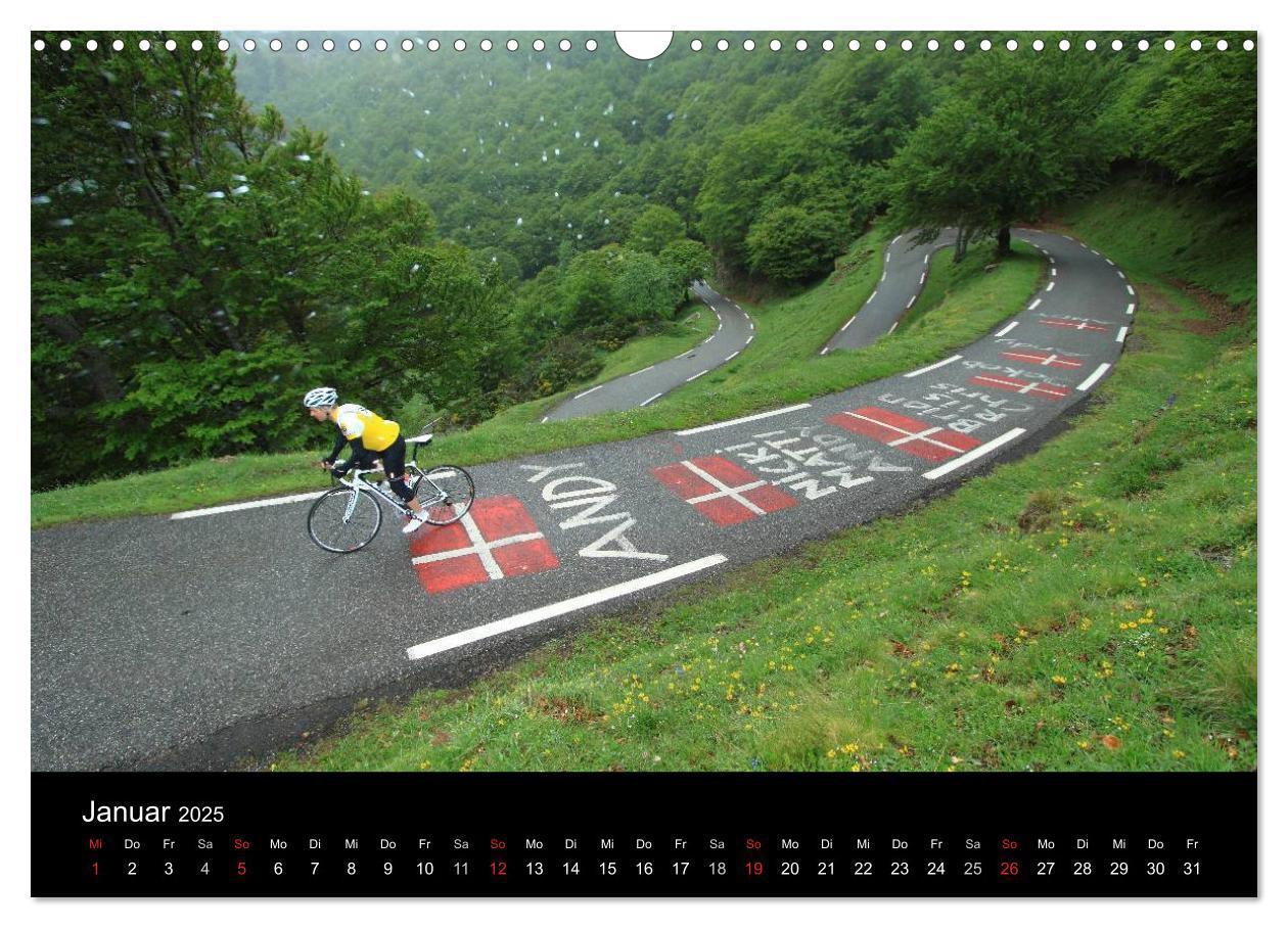 Bild: 9783435808335 | Pyrenäenpässe mit dem Rennrad 2025 (Wandkalender 2025 DIN A3 quer),...