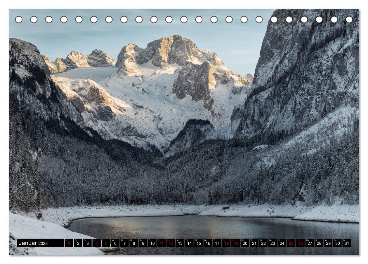 Bild: 9783435453375 | Seen - Berge - Salzkammergut (Tischkalender 2025 DIN A5 quer),...