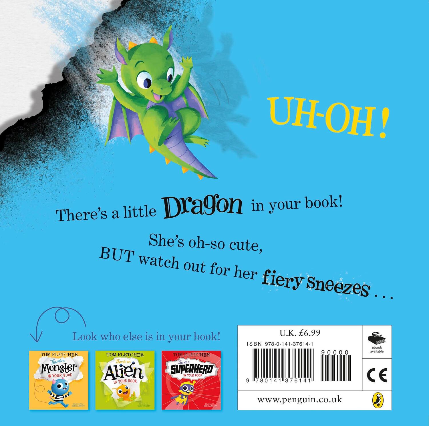 Rückseite: 9780141376141 | There's a Dragon in Your Book | Tom Fletcher | Buch | Englisch | 2021
